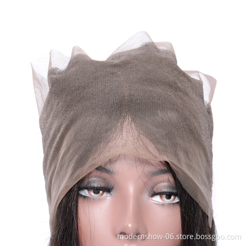 2021 Top Sale Virgin Unprocessed Factory Wholesale  Straight  360 Lace frontal